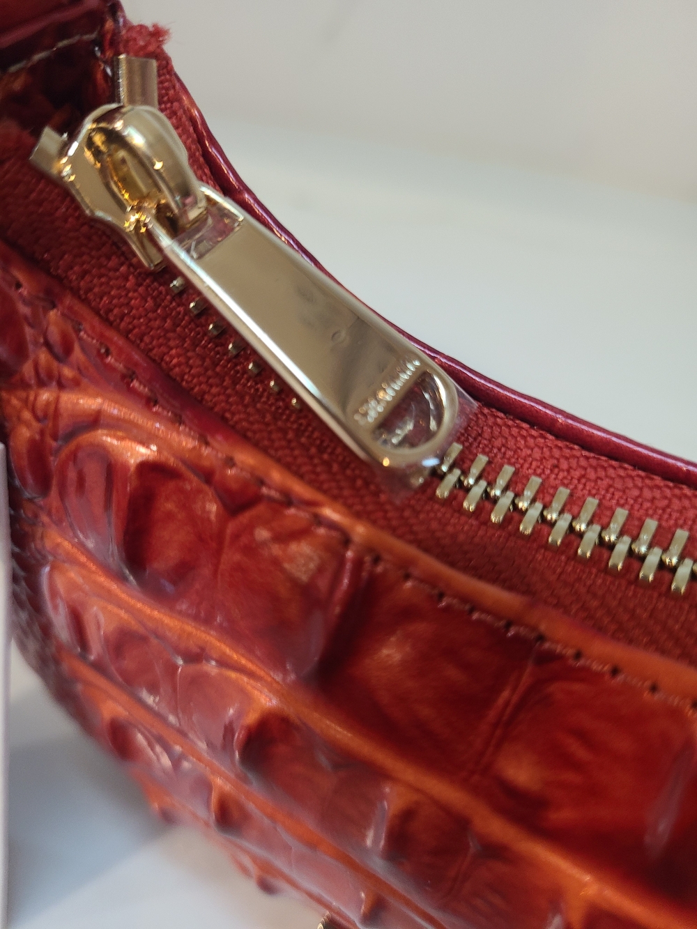 NWT Brahmin Radiant Red Melbourne Lollie Mini/Micro - Picture 14 of 15